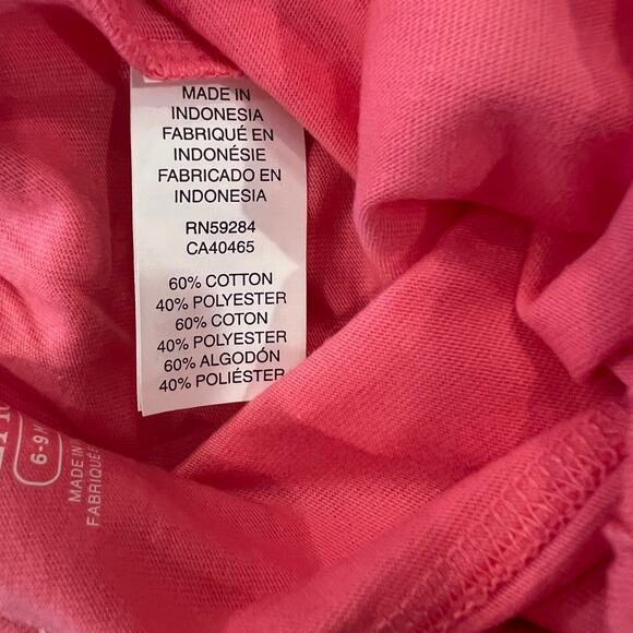 NWT Children's Place Pink W/Sequin Ice Cream Tank & Shorts Outfit - Size 6-9 M - Picture 8 of 9